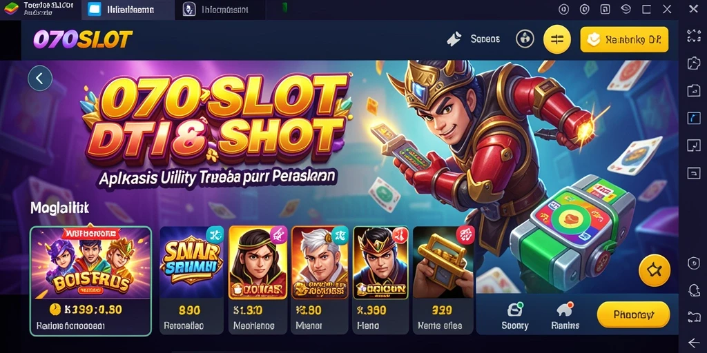 Tampilan screenshot utama dari 070SLOT yang menampilkan fitur pengingat dan pelacakan waktu.