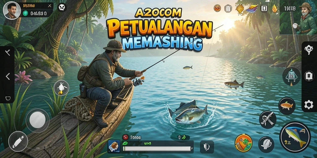 Tangkapan ikan yang menakjubkan dalam A200M