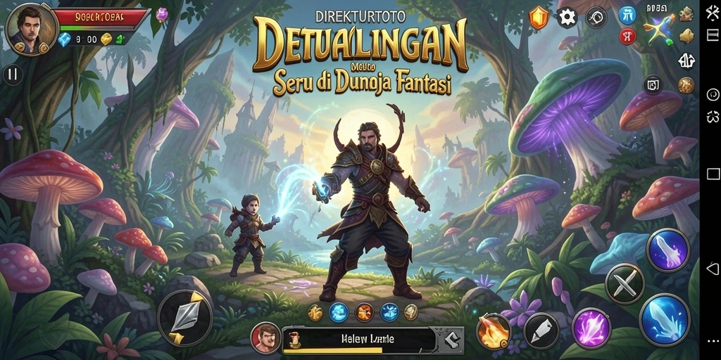 Tampilan gameplay seru dengan grafis menawan dari DIREKTURTOTO.